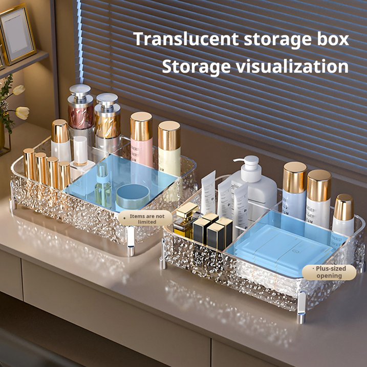 Acrylic Glacier Style Makeup Brush Organizer