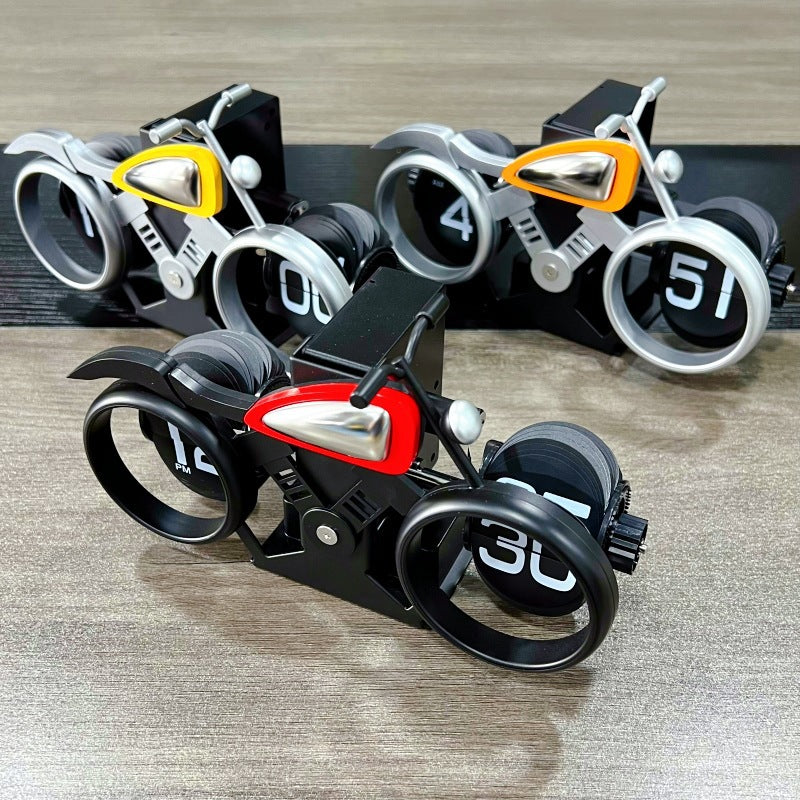 Vintage Motorcycle Antique Clock