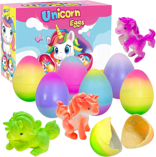 Cherislpy Unicorn Hatching Surprise Eggs (6-Pcs Box)