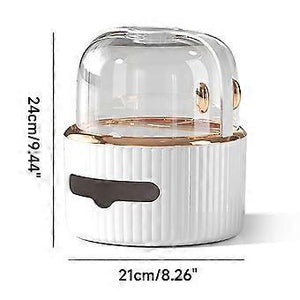 Modern Luxury Tissue Box + Multipurpose Organizer With Acrylic Door