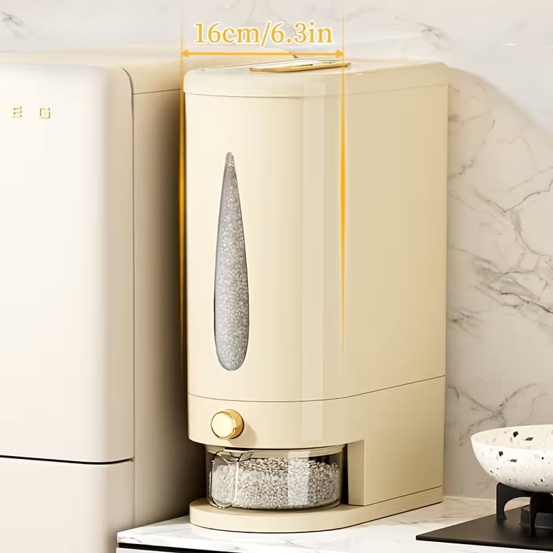 Slim Airtight Rice Storage Container Premium Quality (10KG)