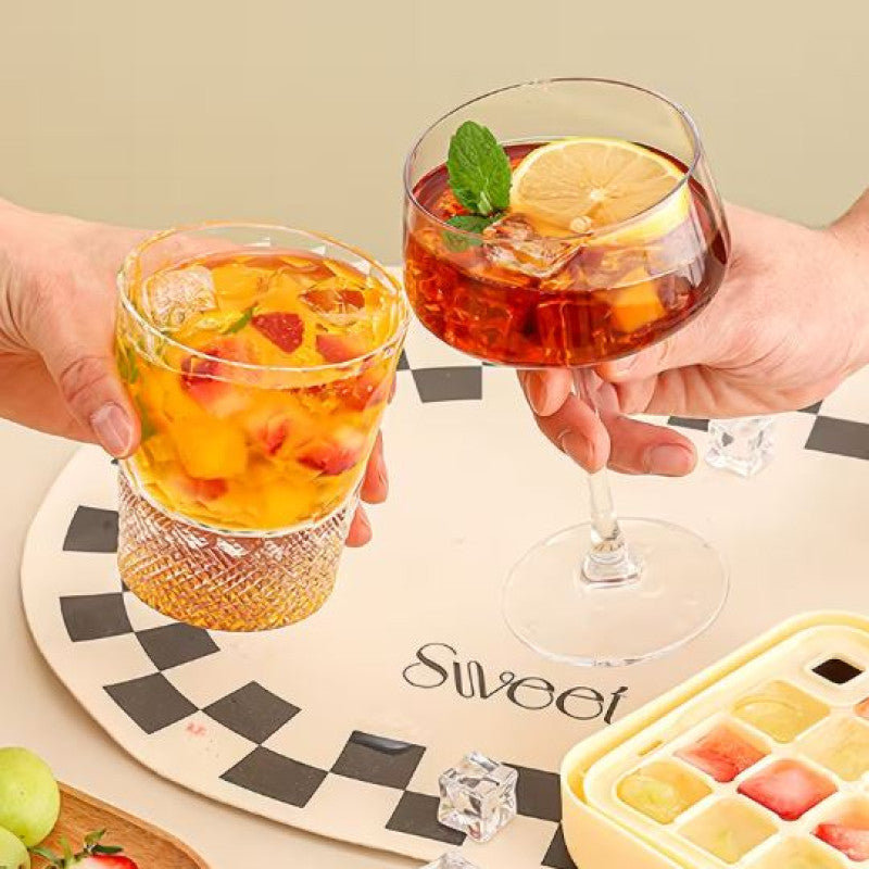30-Grid Push-Release Ice Cube Tray & Storage Box