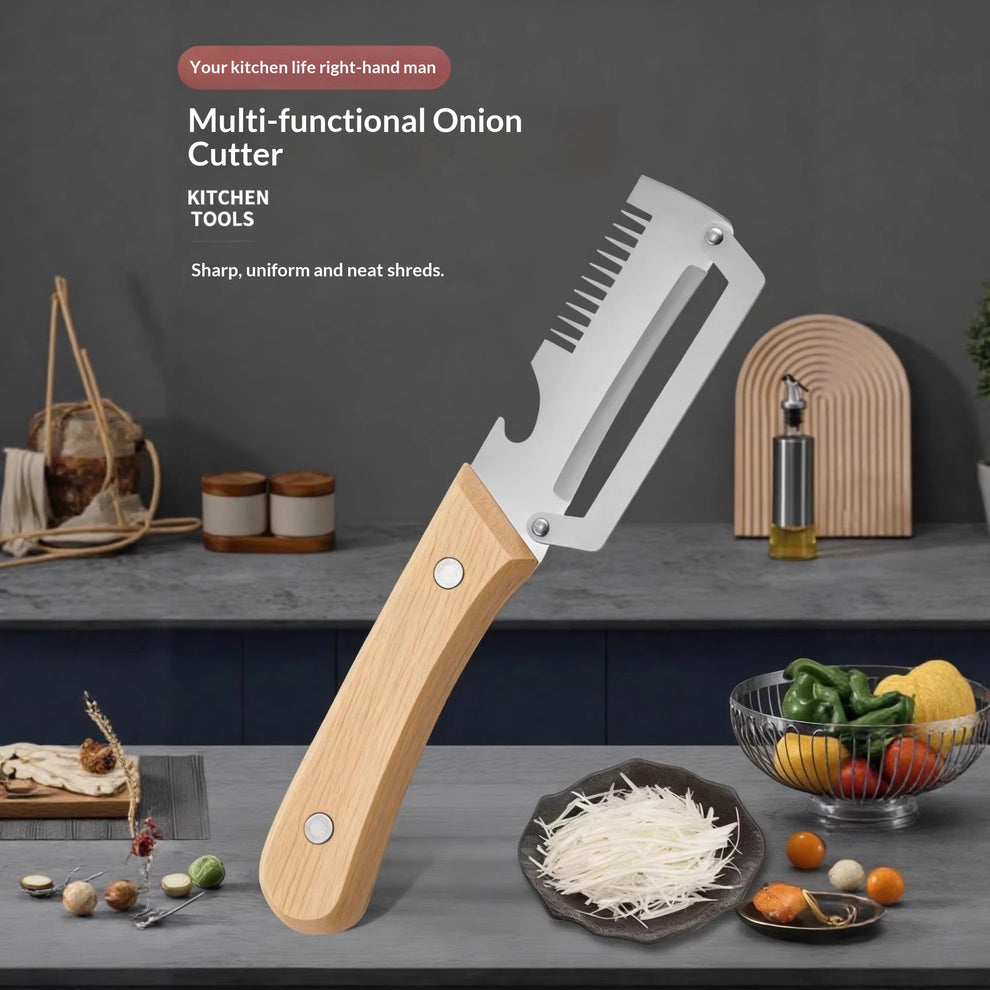 3-in-1 Multi-Functional Vegetable Peelers & Scallion Shredders