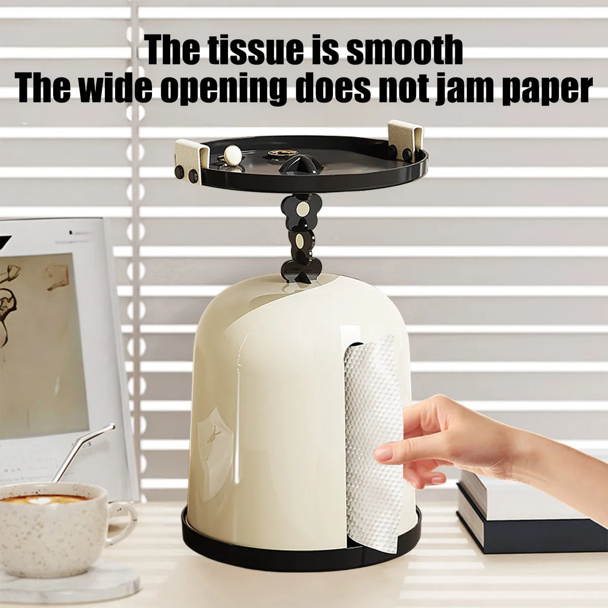 Modern Luxury Black Tissue Box