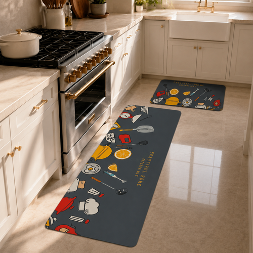 Luxury House Kitchen Floor Mat Set