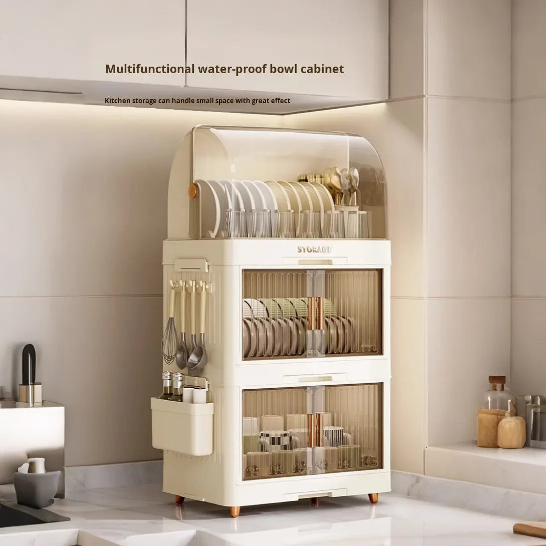 2 Layer Kitchen Dish Drying Rack with Drainer