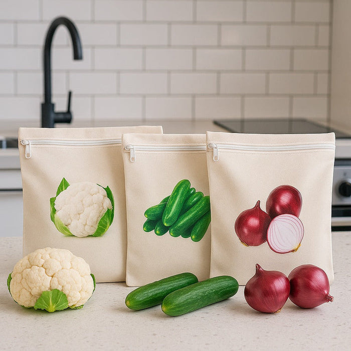 Smart Veggies Storage Bag Resumable (4 Piece Set)