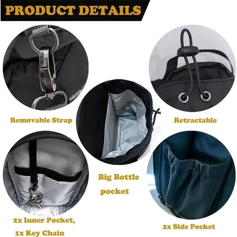 Magnet Gym Bag Portable Water Bottle Holder Bag for Sports Fitness|Clothing, Shoes & Accessories