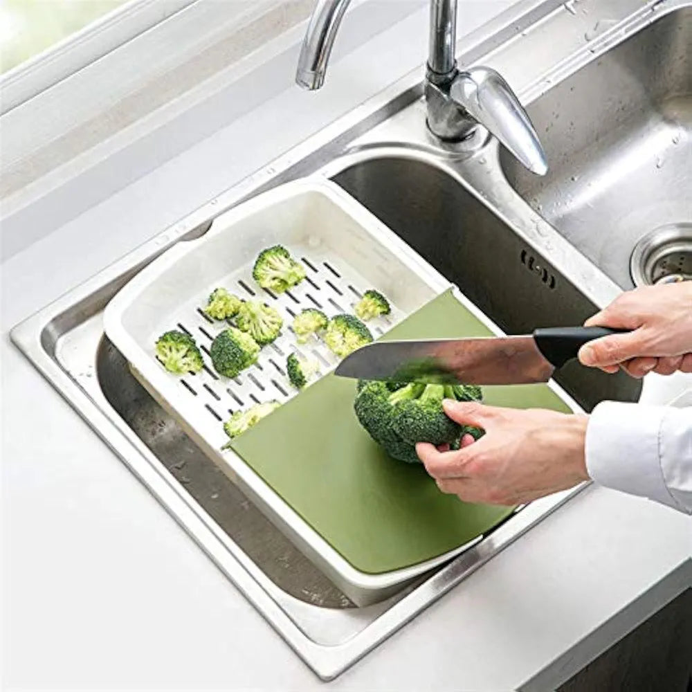 Multifunctional 3-In-1 Thickened Cutting Board For Easy Cutting