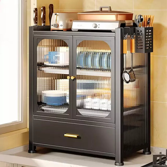 Multipurpose Kitchen Table Top Clamshell Type Dustproof Sealed Storage Cabinet Seasoning Box Storage Shelf – Durable, And Stylish