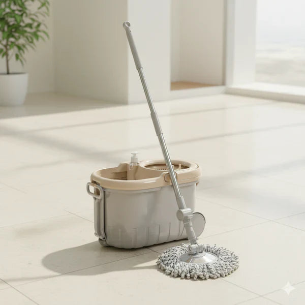 Limon Walkable Spin Mop with Pedal, Handle & Wheel