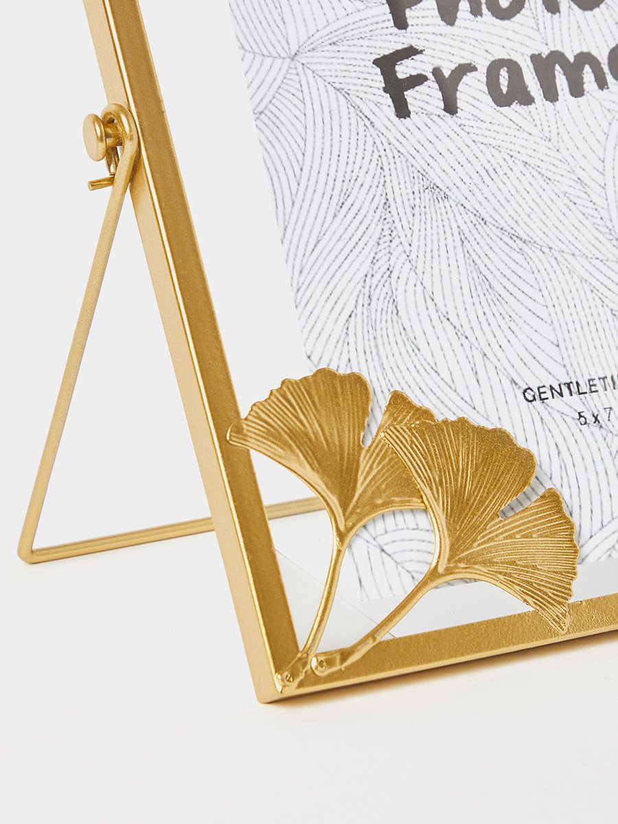 Elegant Gold-Toned Tabletop Photo Frame