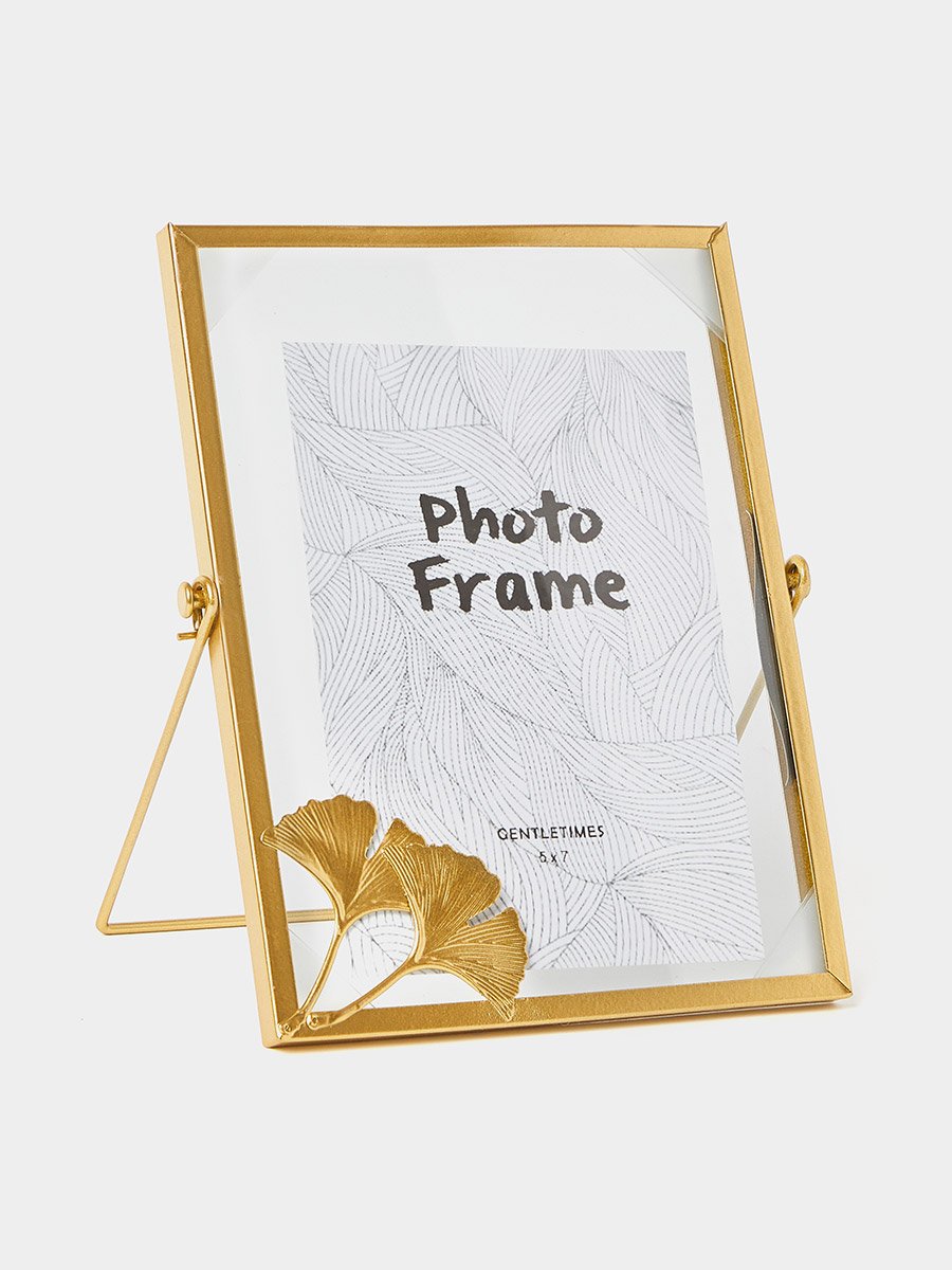 Elegant Gold-Toned Tabletop Photo Frame