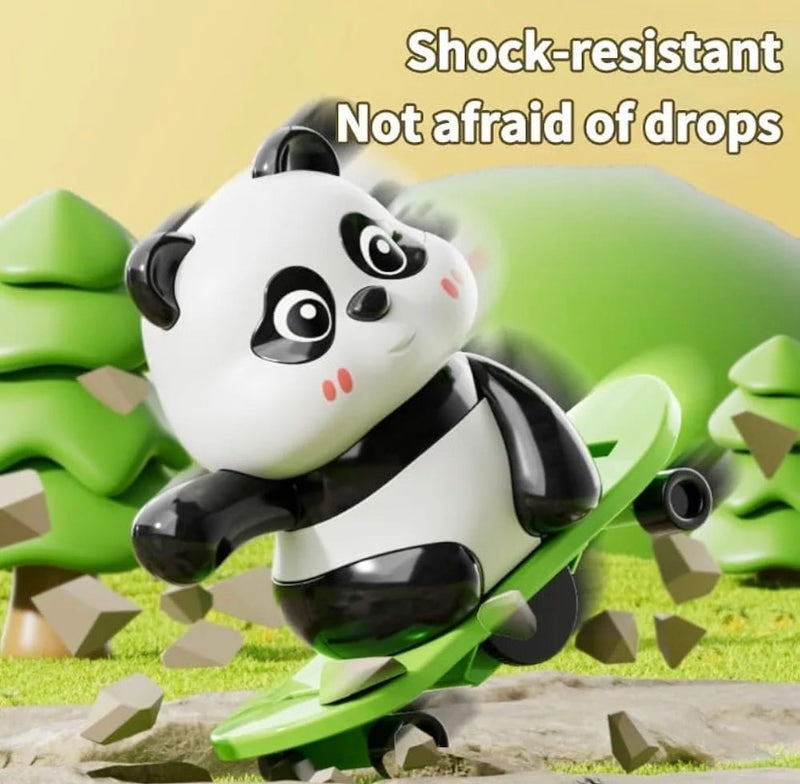 Multi Action Kids Panda Dancing & Skateboard Toy