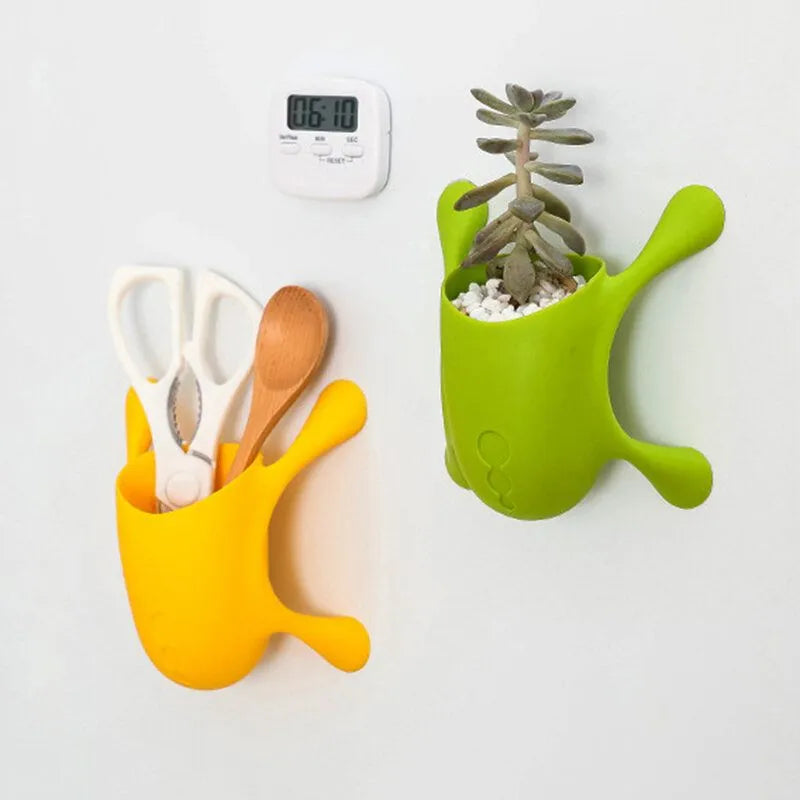 wall-Mounted Self-Adhesive Storage holder, Toothbrushes, Remotes, other small items.