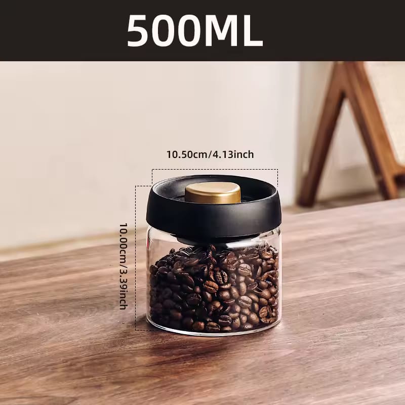 Luxury Quality Kitchen Airtight Glass Storage Jars (3 Different Sizes)