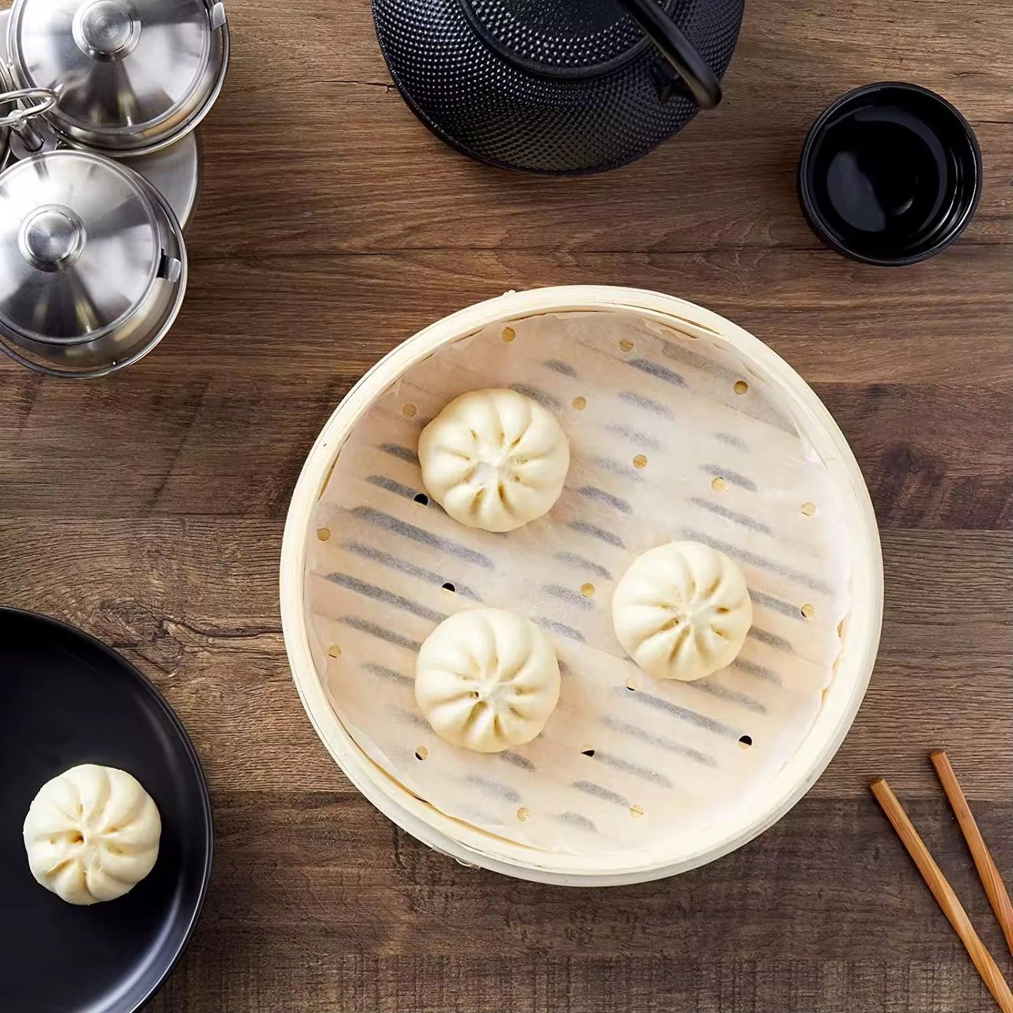 Silicone Disposable Oil Paper Non-stick Perforated Paper Air Fryer