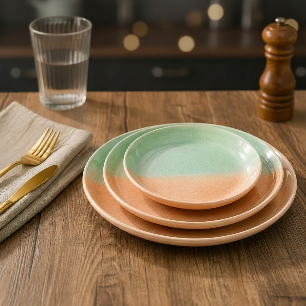 Danny Home 3-Pieces Porcelain Bowl Set