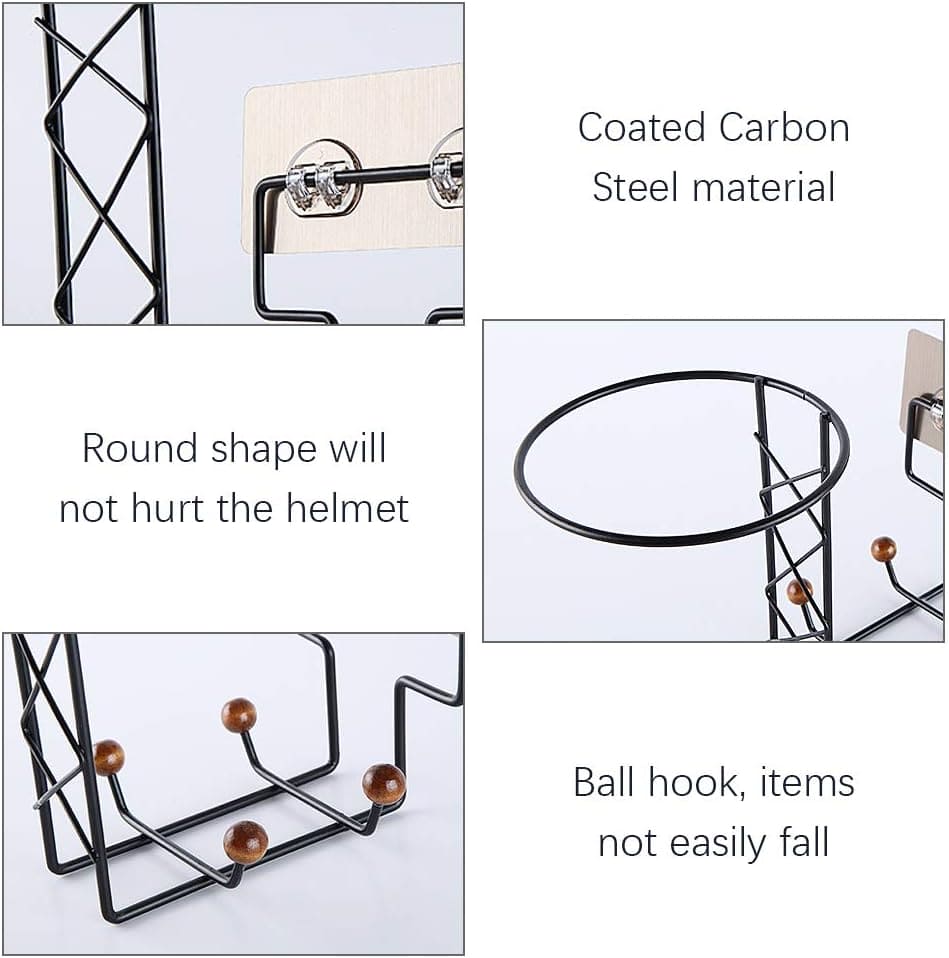 Multipurpose Wall Mounted Heavy Duty Storage Hook Organizer