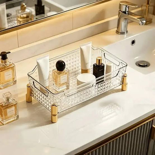 Transparent Desktop Cosmetics Storage Organizer