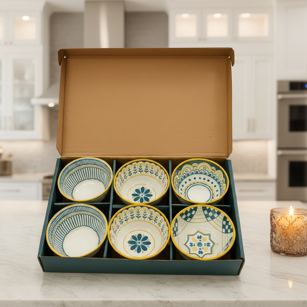 Premium 6 Pieces Serving Bowl Different Designs