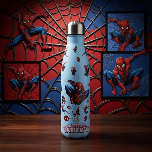 Stainless Steel Spider Man Themed Water Bottle