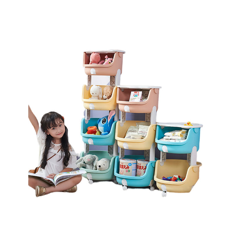 2 Tier Kids Toy Storage Trolley