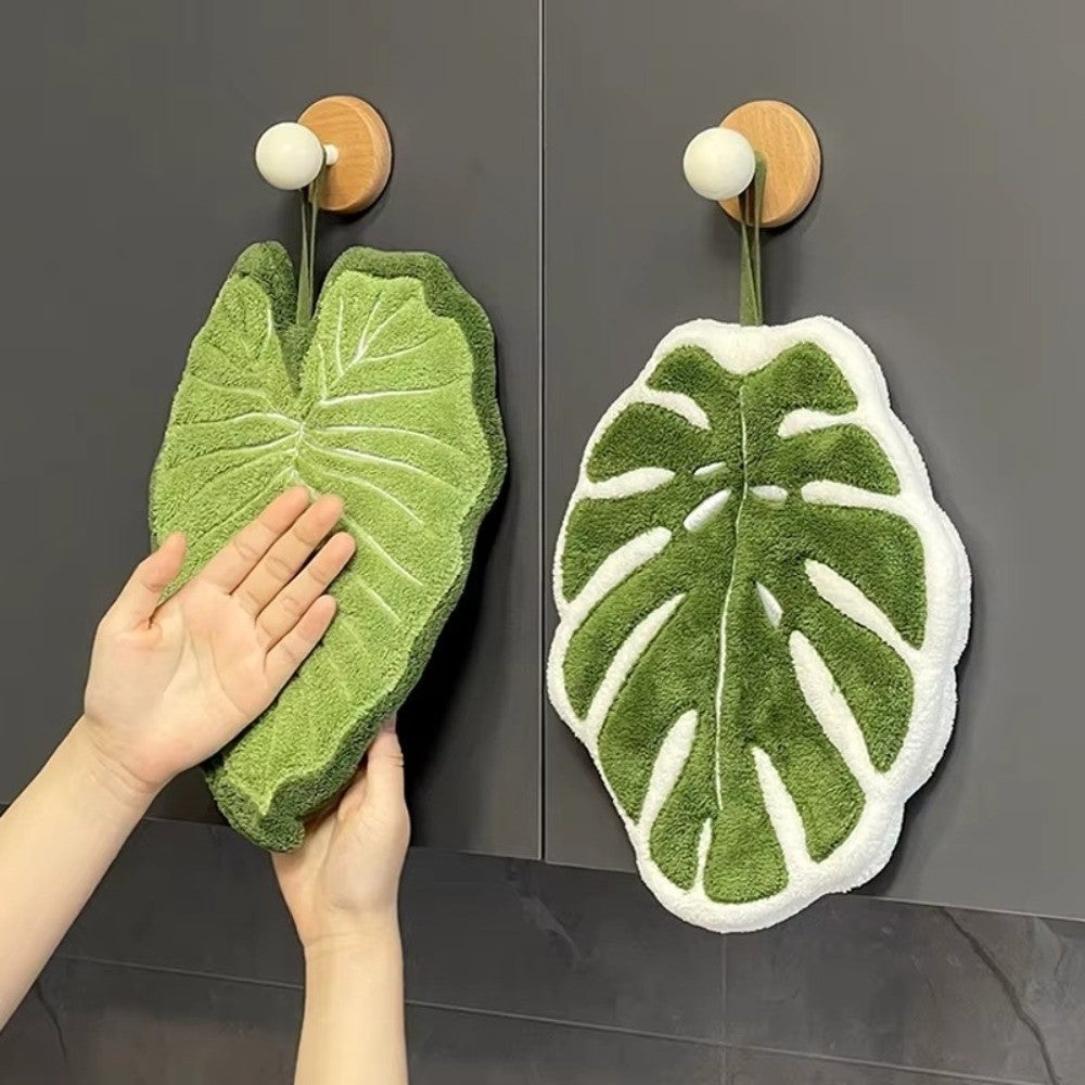 Leaf Shaped Kitchen Hand Towel