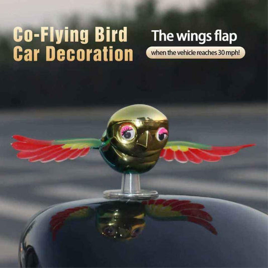 Flying Bird Car & Bike Decoration with Flapping Wings