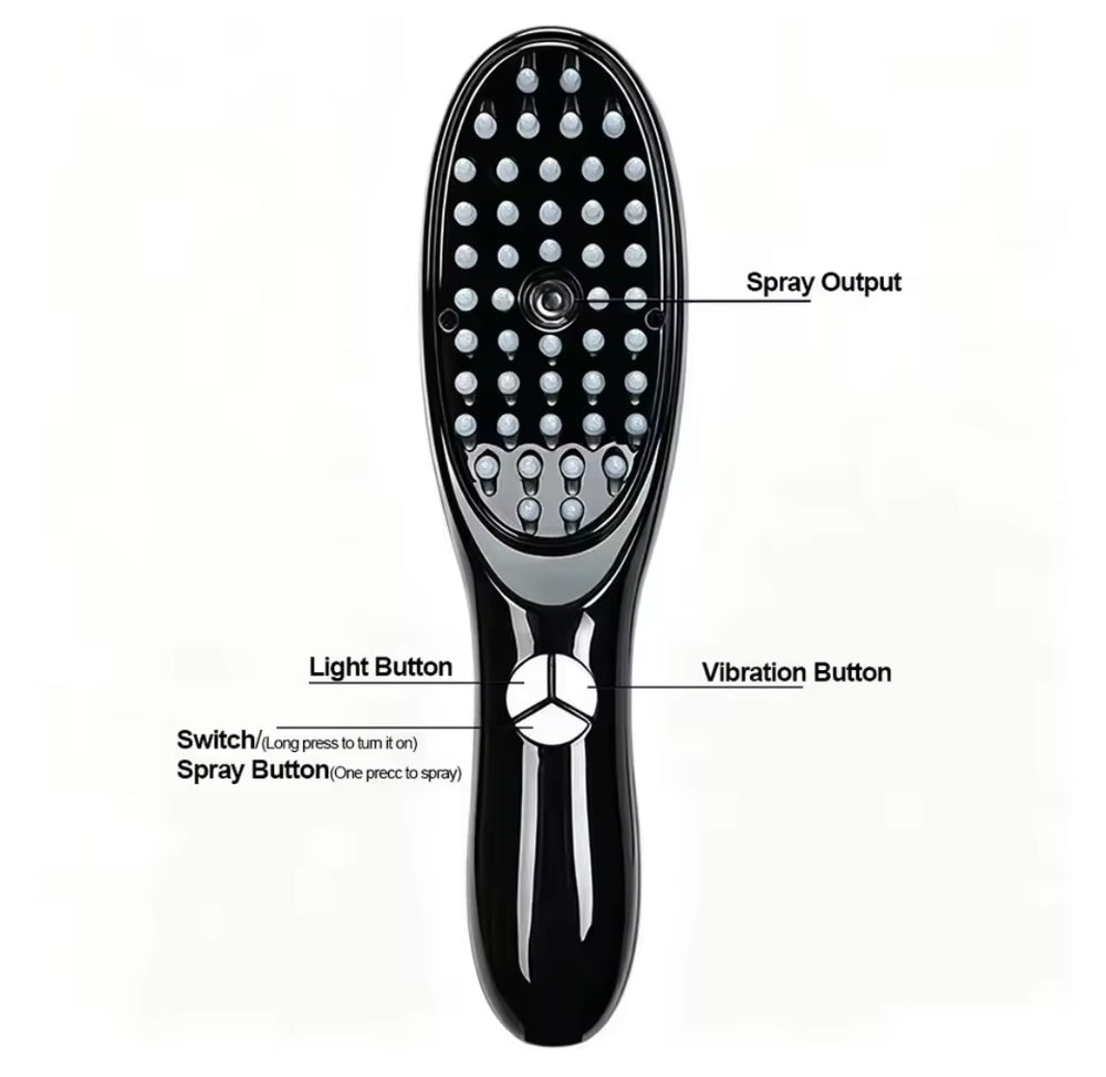 Electric Ultrasonic Vibration Scalp Massager
