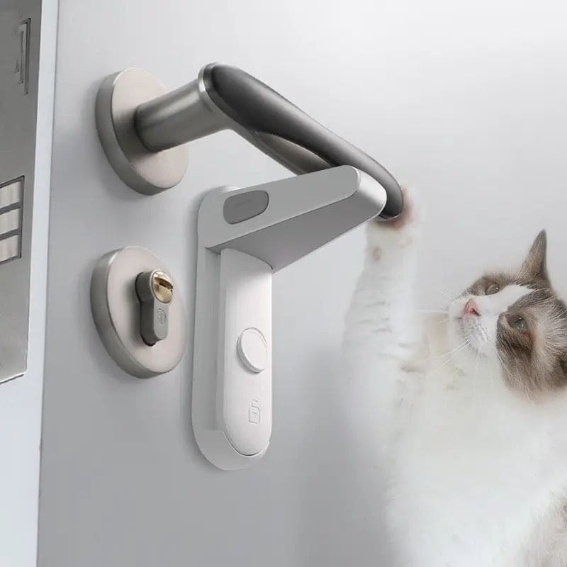 Child Safety Door Lever Lock with Rotary Design