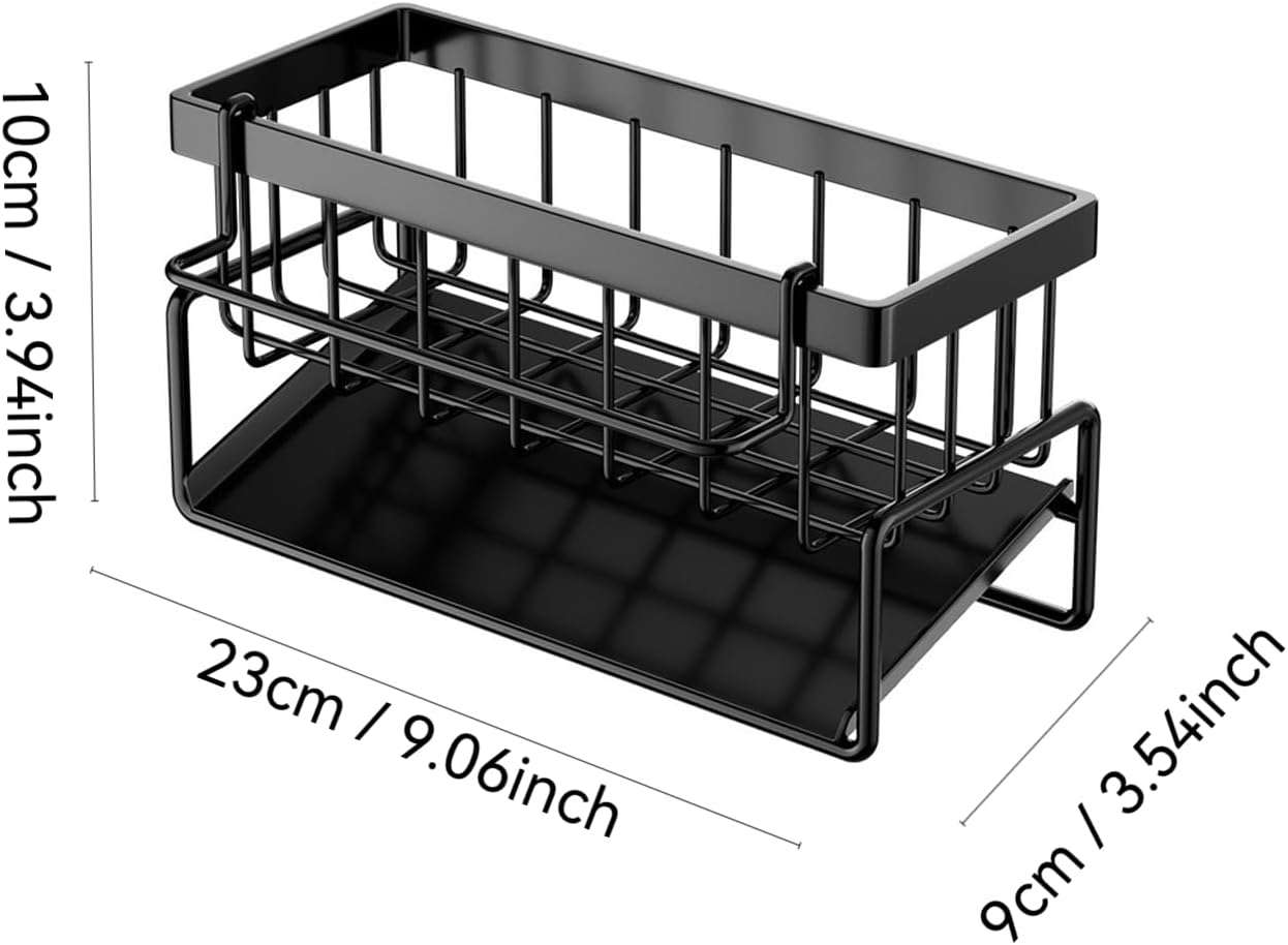 Multipurpose Kitchen Sink Iron Drainer Rack