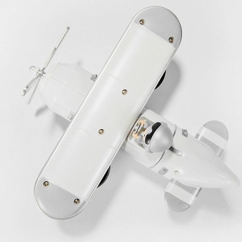 Creative Vintage Aircraft Flip Desk Clock For Office & Home