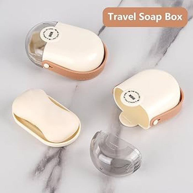 Anti-Leak Transparent Portable Travel Soap Box