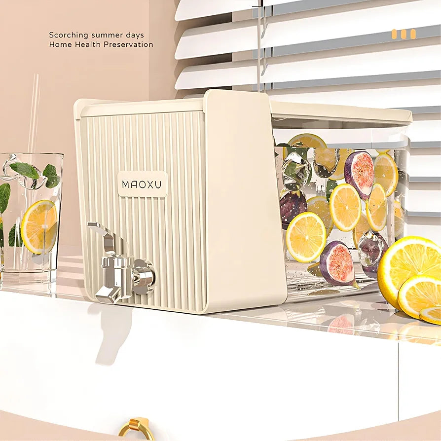 Maoxu Refrigerator Luxury Beverage Dispenser Leakproof 5.3 Liter