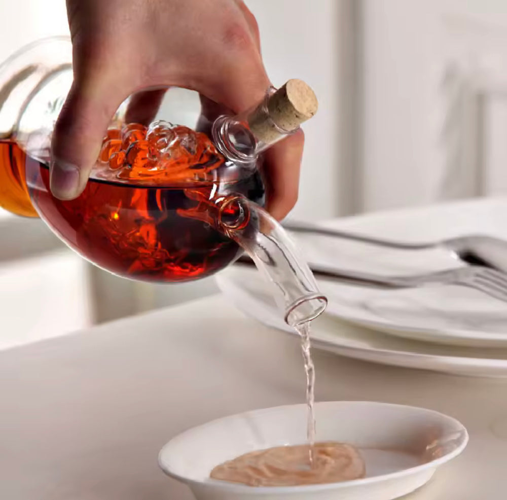 2 in 1 Olive Oil and Vinegar Dispenser Bottle
