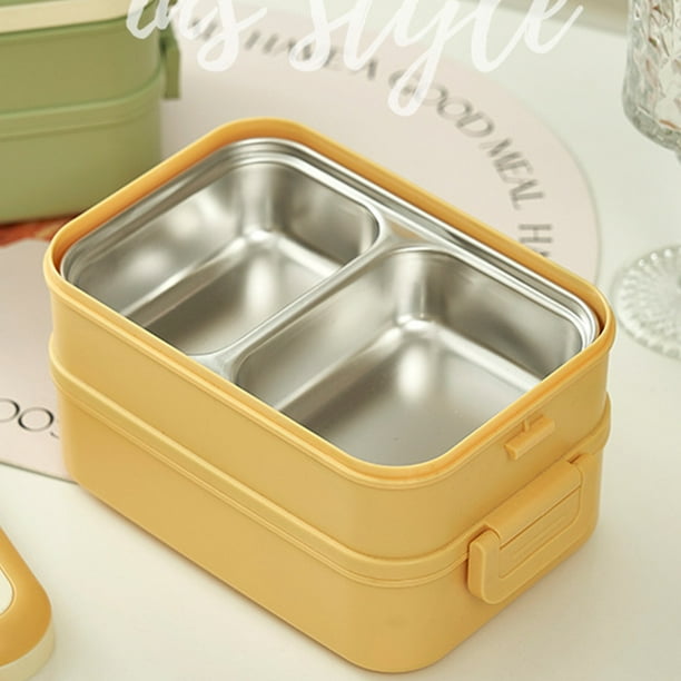 Insulated Stainless Steel 2 Layer Lunch Box