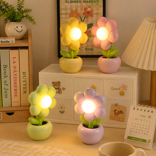 Mini Flower Vase LED Night Light