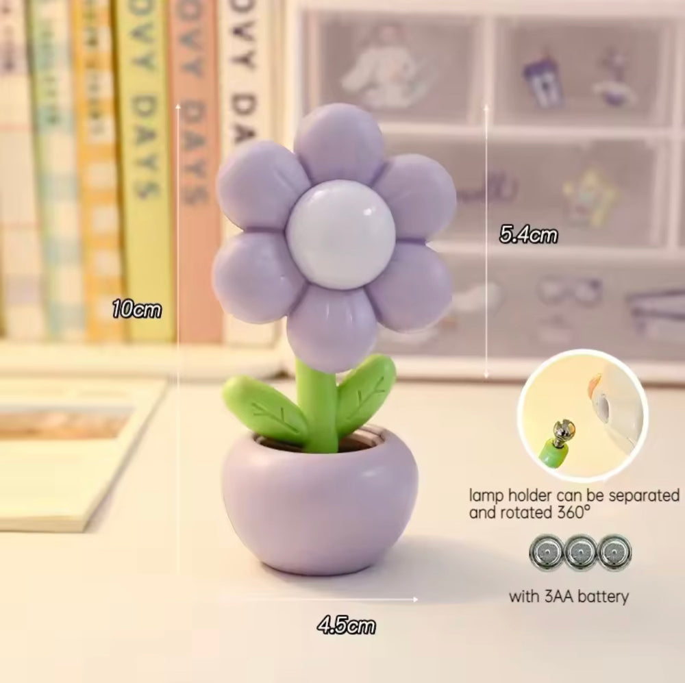 Mini Flower Vase LED Night Light