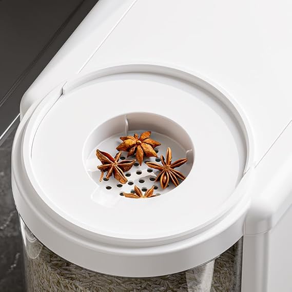Airtight Automatic Rice Storage Dispenser With Measuring Cup
