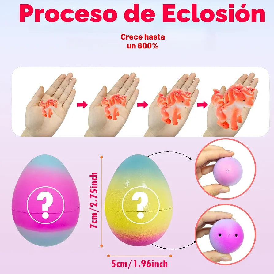 Cherislpy Unicorn Hatching Surprise Eggs (6-Pcs Box)