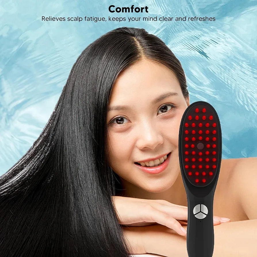 Electric Ultrasonic Vibration Scalp Massager