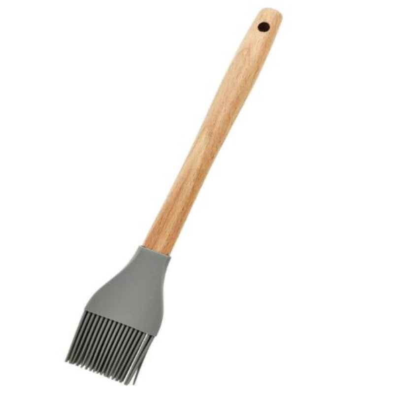 Silicone Kitchen Brush Wooden Handle