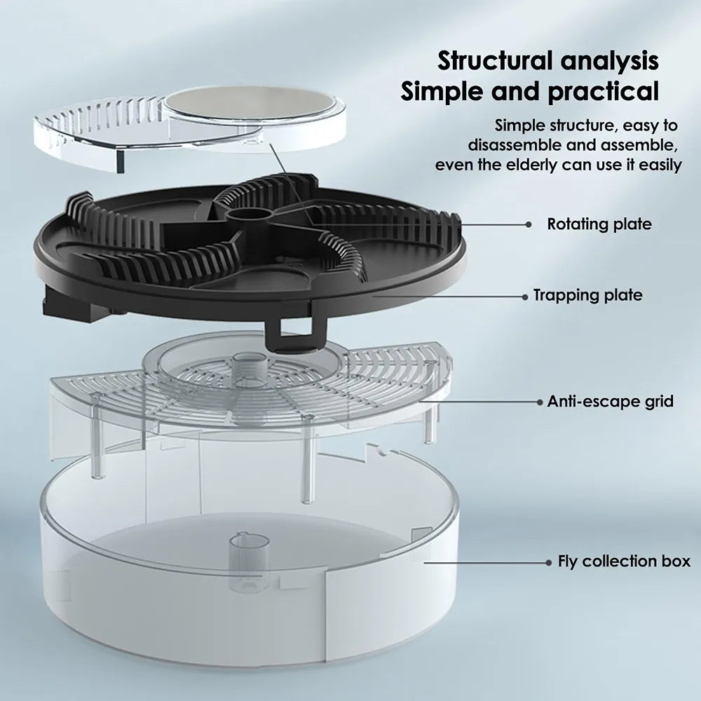 Automatic Quite Insect Rotating Electric Fly Trap