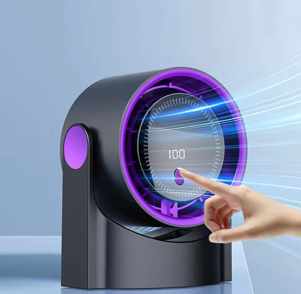 Multi-Functional Rechargeable Fan With Digital Display