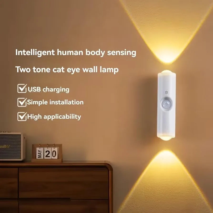 Rechargeable Magnetic Double Head Motion Sensor RGB Ambient Light