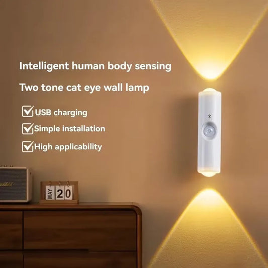 Rechargeable Magnetic Double Head Motion Sensor RGB Ambient Light