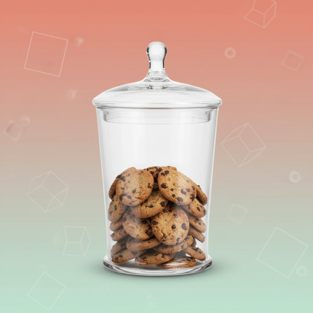 Decorative Luxurious Premium Quality Glass Jar