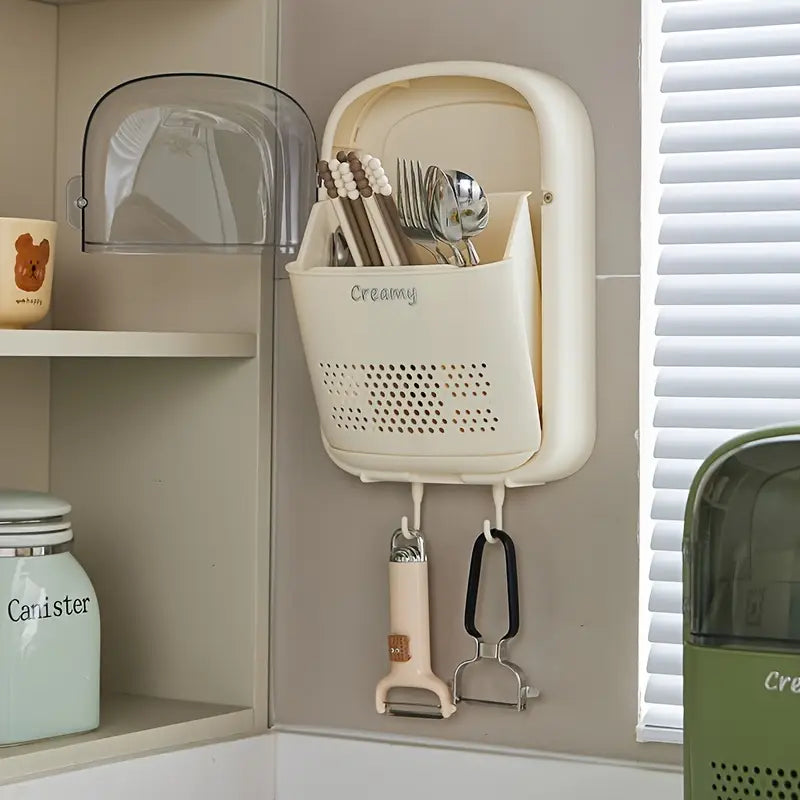 Wall Mounted Premium Quality Kitchen Cutlery Storage Organizer