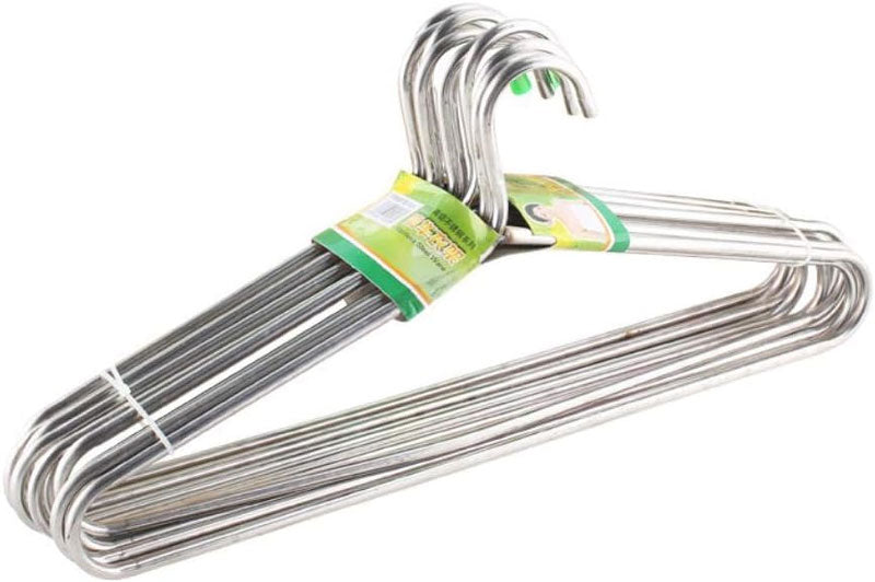 10Pcs Pack Stainless Steel Hangers Heaven Quality
